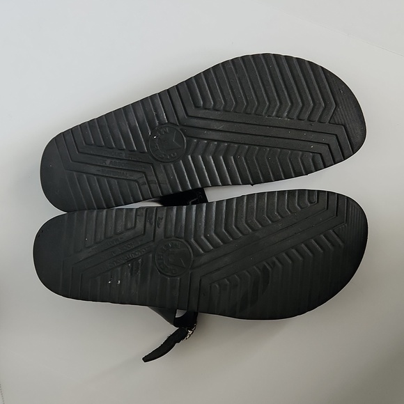 Sale 🔥 Mephisto Women's Black Pantent Leather Rhinestone Sandals Size 39 - Picture 6 of 8